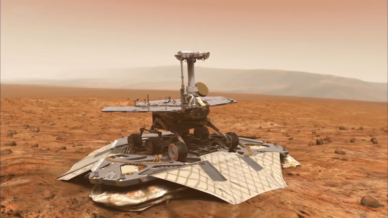 Mars rover Opportunity NASA video