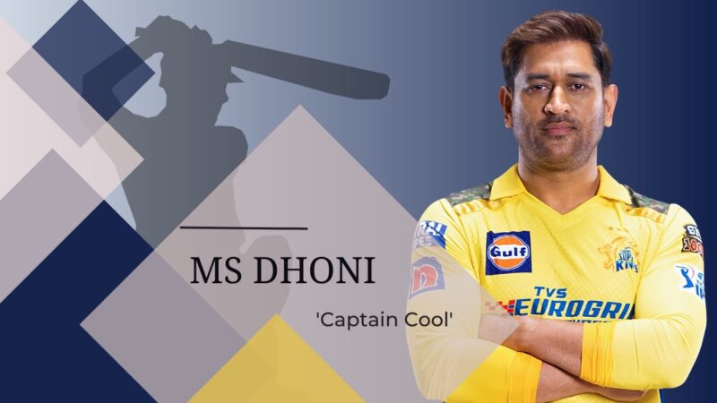 MS Dhoni - Chennai Super Kings captain is called Captain Cool