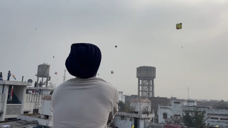 Flying Kites on Festival